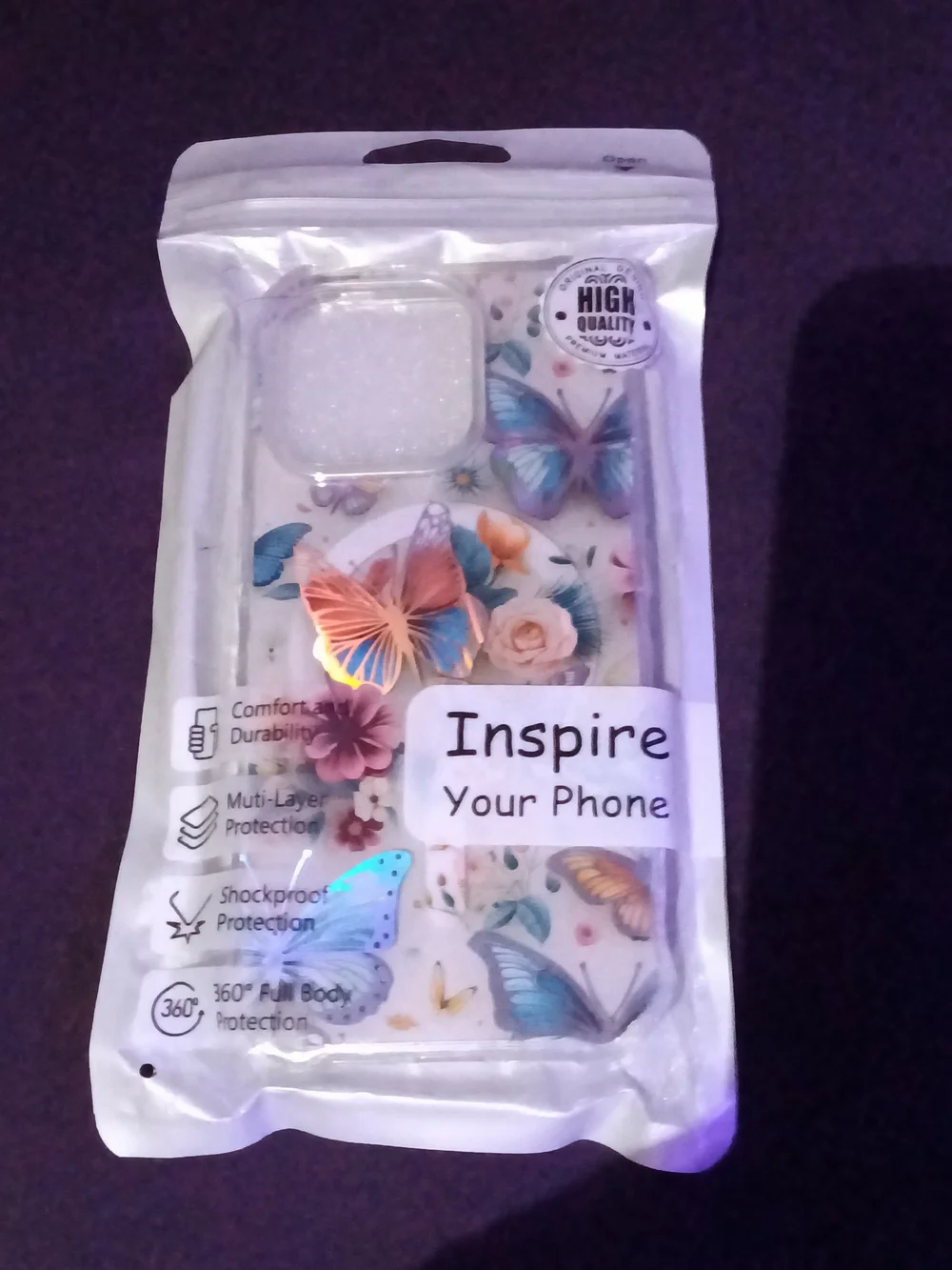 Butterfly Floral Clear Iphone 16 Pro Phone Case - Butterflies